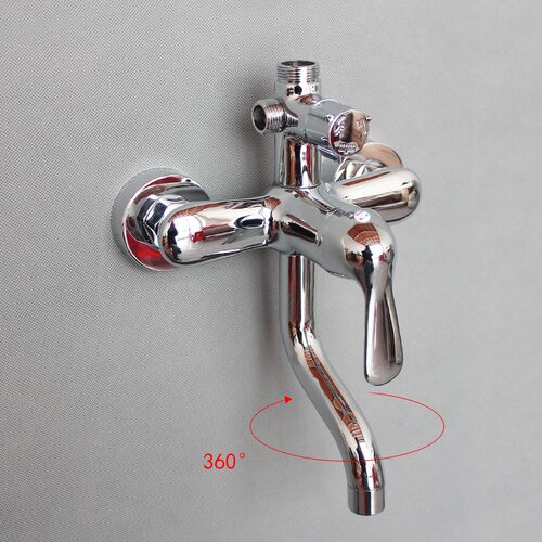 冷热混水阀 入墙淋浴龙头 卫E生间暗装三档带下出水龙头