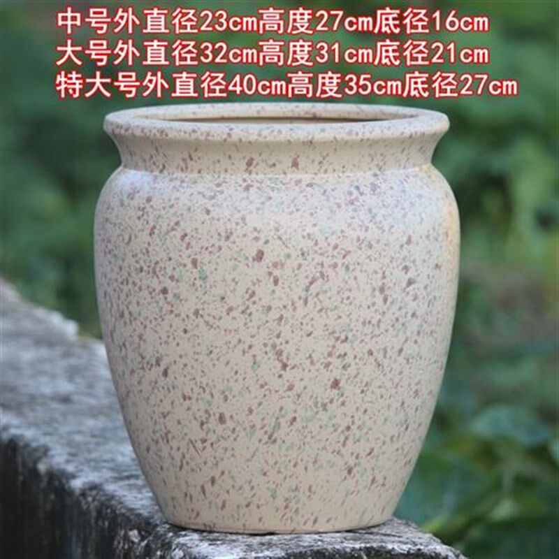 仿古陶罐绣球花盆陶瓷p特大40发财树龟背竹台客厅落地散尾葵30盆