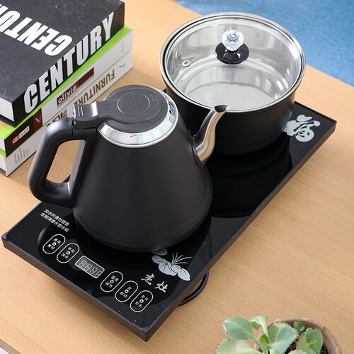 底部上水全自动加水烧水壶v茶具玻璃不锈钢煮茶器泡茶智能家用茶