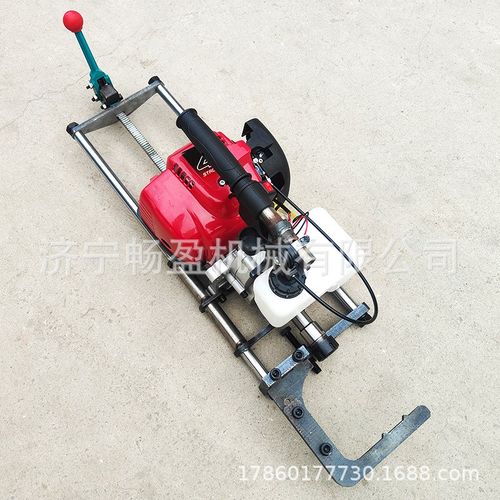 厂家现货 四冲程大功率汽油动力山地 立柱冲孔机光伏钻孔机