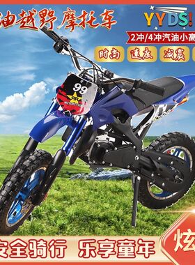 迷你汽油越野车儿童m电动车摩托车高赛燃油机车小型四驱山地车趴