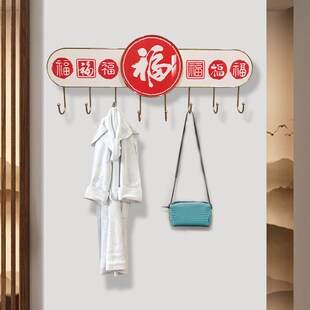 轻奢入户创意装饰挂钩p玄关客厅卧室衣架铁艺无痕钉粘钩瓷砖挂衣