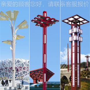 led方柱形观灯场户外超广亮照明灯灯景带ZAH铝型中式投光防水路灯
