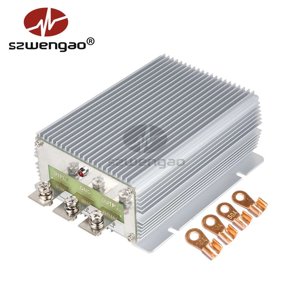 DC-DC电源48V转13.8V 60A降压电源模块防水车载电源稳压器