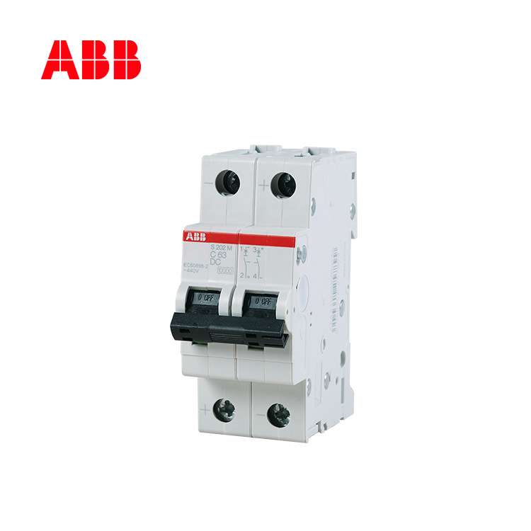 ABB微型断路器S200UC系列10KA空开1P63A交直流C特性S201M-C63UC