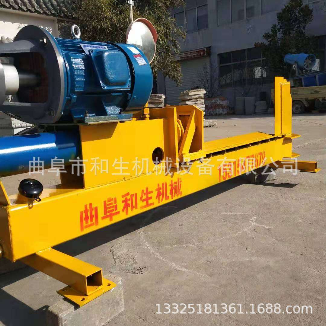 和生粗圆木分裂机液压劈柴器劈材机小型电动劈木机移动液压劈柴机