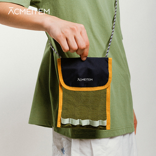 ACMEITEM爱棵米 户外拼色斜挎包便携出行旅游小包