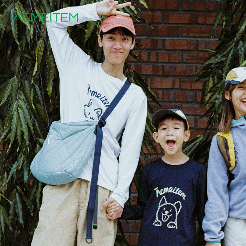 ACMEITEM爱棵米 户外亲子印花磨毛长袖T恤保暖合体打底上衣男女,户外/登山/野营/旅行用品,户外休闲衣,淘宝优惠券,粉丝福利购,淘宝优惠卷