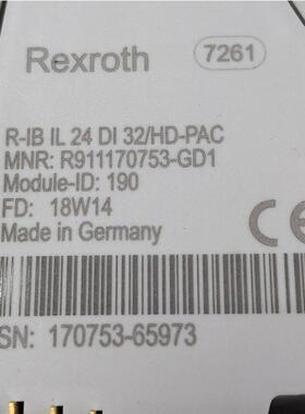 R911170753 R-IBIL24DI32/HD-PAC # Rexroth//力士乐