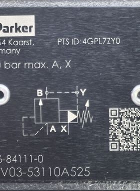 016-841110-0 R4V03-53110A525 # Parker//派克，液压阀，比例阀