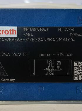 R900933643 Z4WE6E63-31/EG24N9K4QMAG24 # Rexroth//力士乐