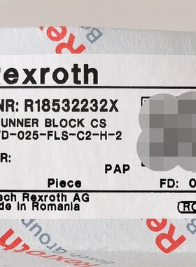 R18532232X # Rexroth//力士乐，滚柱滑块