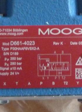 D661-4023 P30HAAF6VSX2-A # MOOG//穆格，比例伺服阀