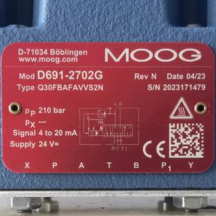 穆格 D691 MOOG Q30FBAFAVVS2N 比例伺服阀 2702G