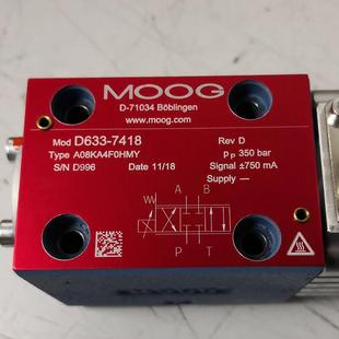 穆格 D633 MOOG A08KA4F0HMY 比例伺服阀 7418