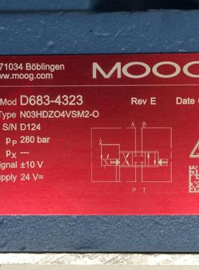 D683-4323 N03HDZO4VSM2-O # MOOG//穆格，比例伺服阀