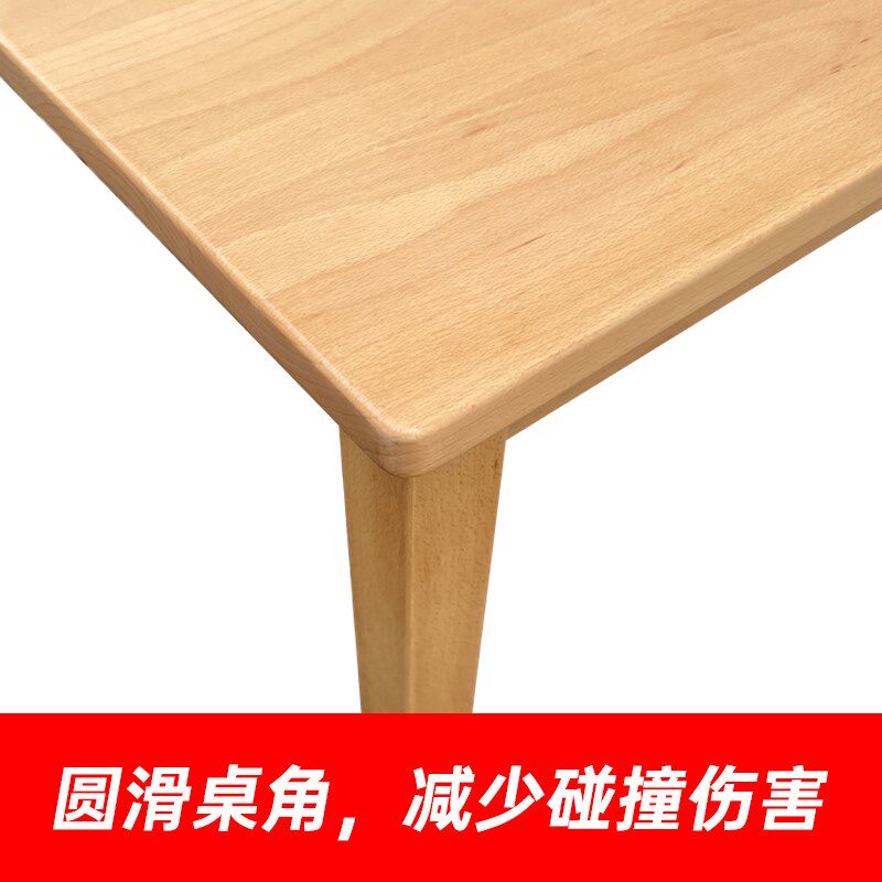 中式茶桌全实木小方桌茶几小户型原木方几家用沙发边几正方形简约