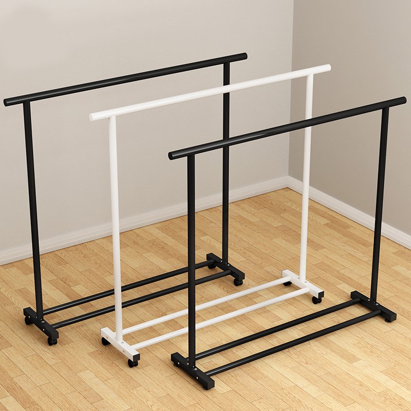 晾衣架卧室落地家用阳台折叠室内挂衣服架子晒被子神器简易凉衣杆