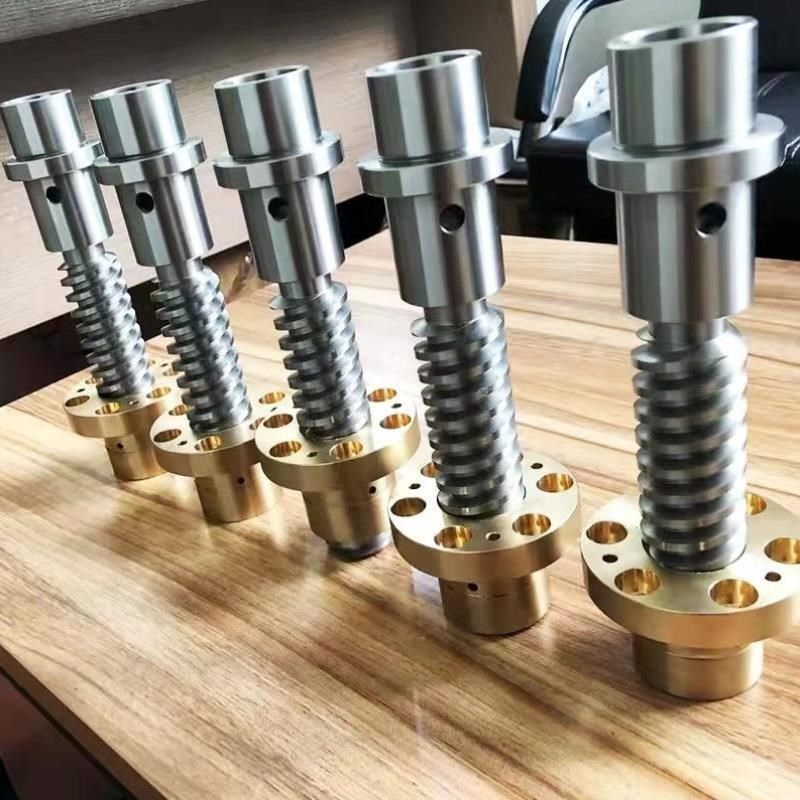 新不锈钢梯c形丝杆T型丝杆粗牙丝杠梯型螺杆方扣牙条加工tr16t20t