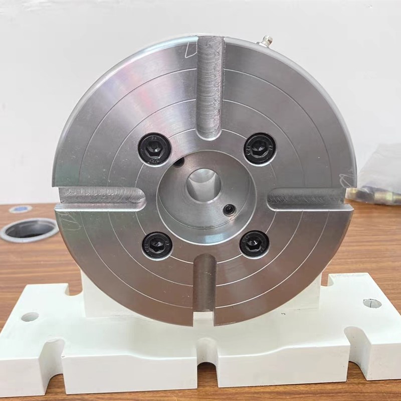 170-400圆盘尾座顶针尾座中心高135-255配四轴转台360分度盘配件