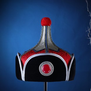 男士蒙古服饰帽子民族舞蹈演出配饰蒙古王爷帽子T头饰时尚摄影写