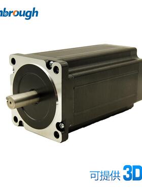 二相86单轴步进电机力矩12NM电流6A轴径14四线机身长156MM