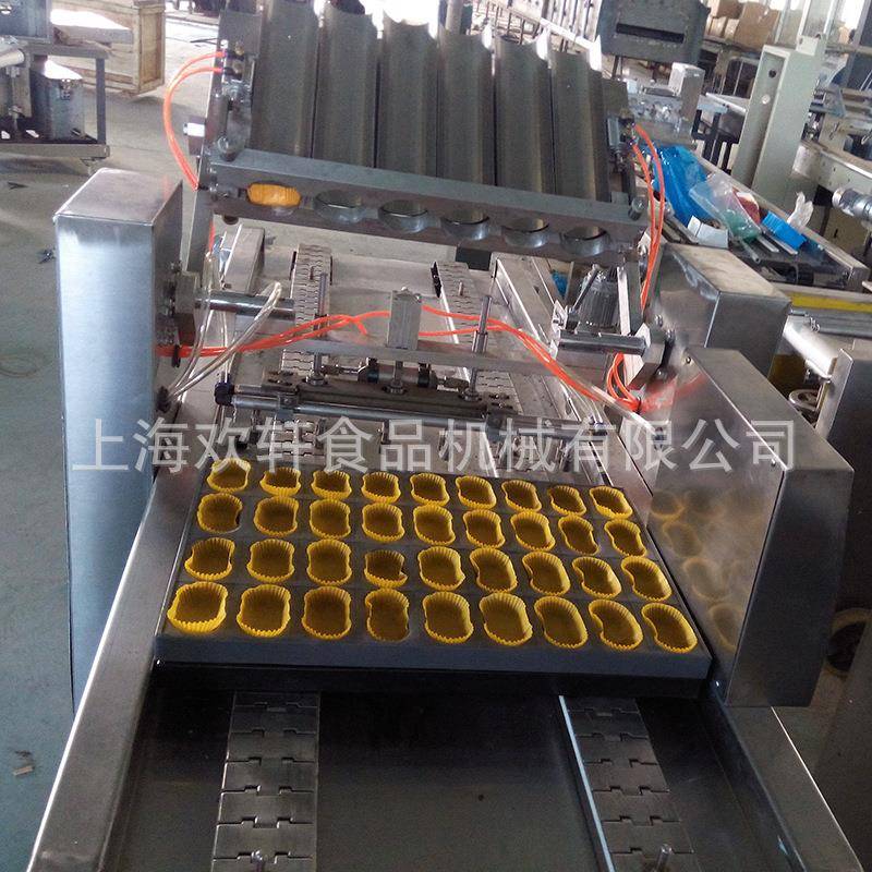 厂家供应蛋糕成型浇注机多功能蛋糕注浆机自动放纸杯蛋糕设备