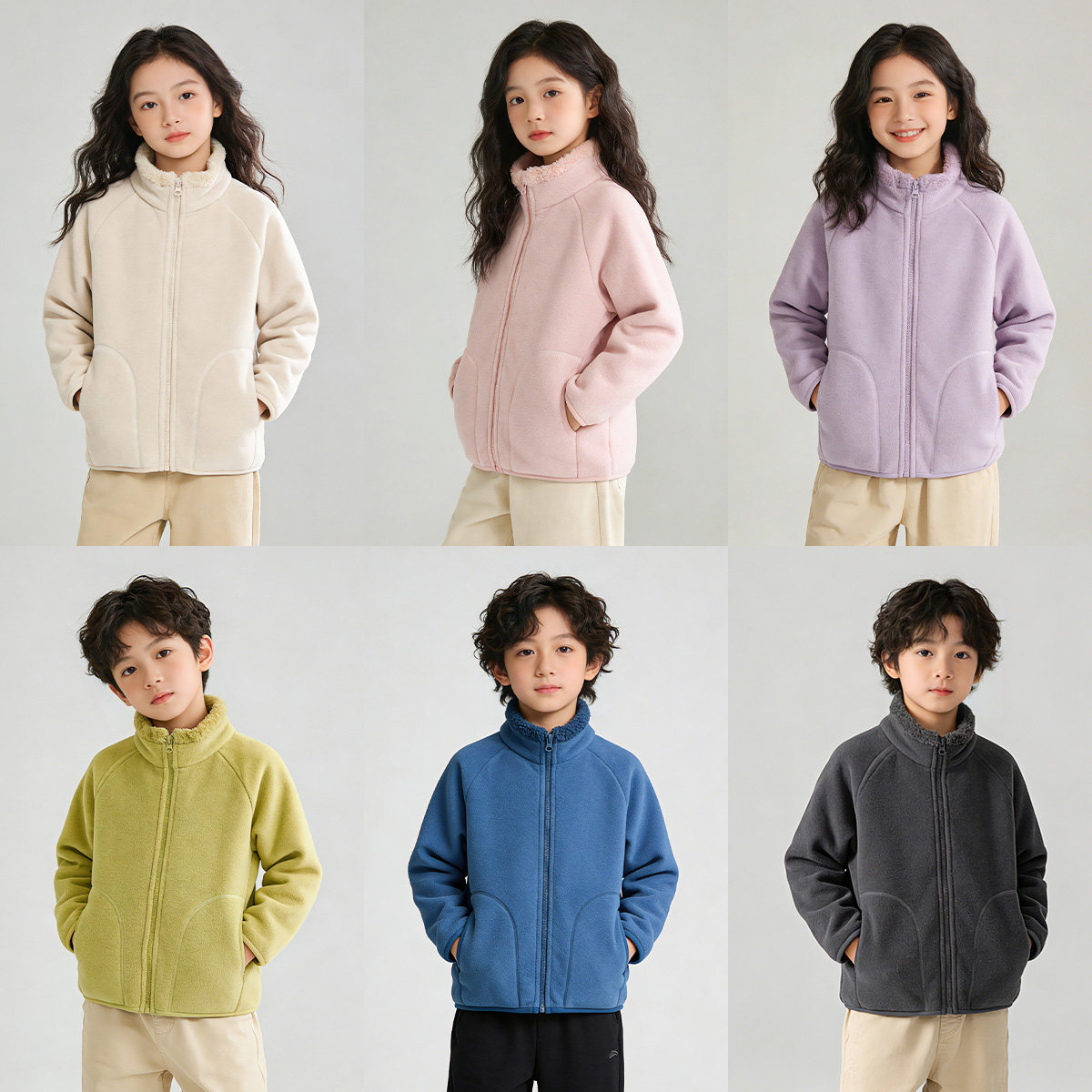 儿童A类摇粒绒外套加绒加厚保暖亲子款校服神器男女宝宝秋冬外套,童装/婴儿装/亲子装,普通外套,淘宝优惠券,粉丝福利购,淘宝优惠卷