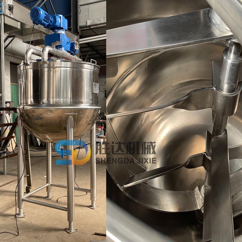 厂家供应1保吨电加多热搅拌罐带化温3ST20211004不锈钢单双层立式