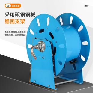 加油机卷盘自动卷伸缩电动管6分1寸载汽柴油车管15DEC米20米收纳