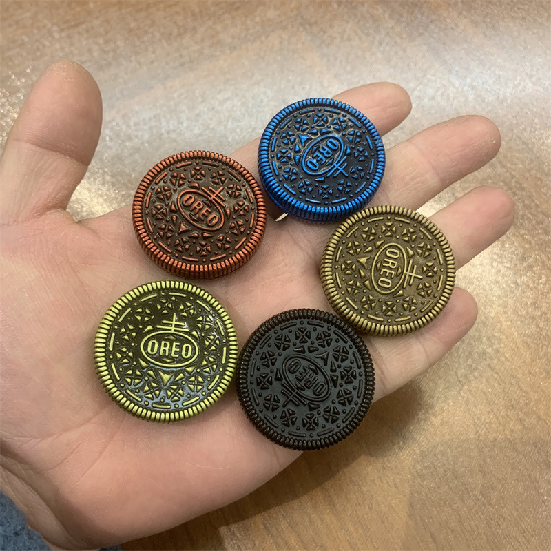 Edc手推响币颜色奥利奥模型发泄