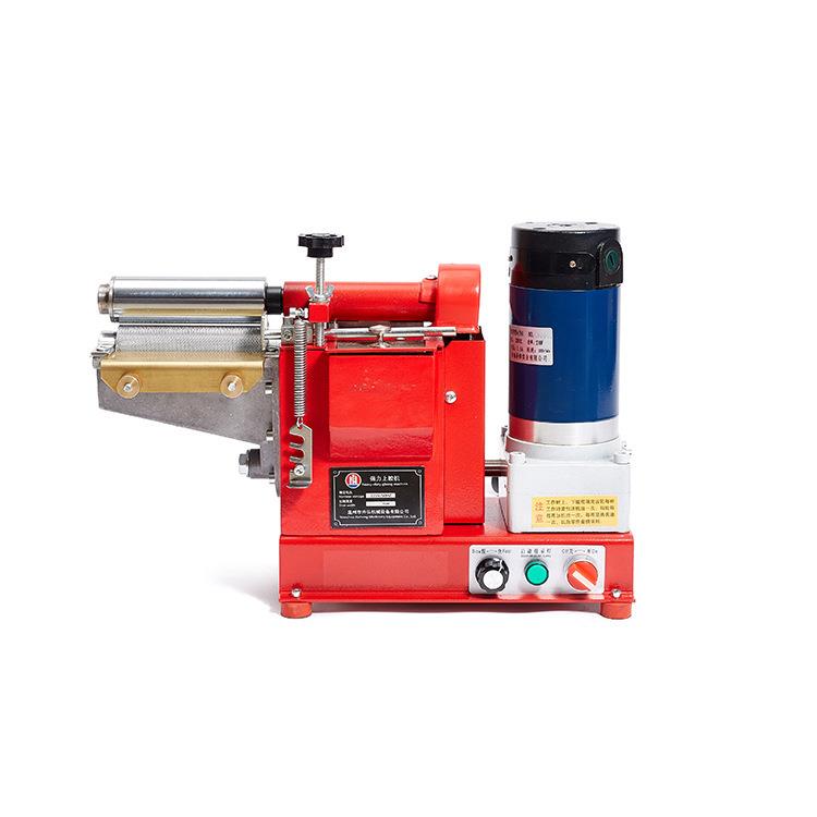 12CM铁辊上胶机调速强力过胶机皮革手提袋鞋底箱包涂胶机黄胶机