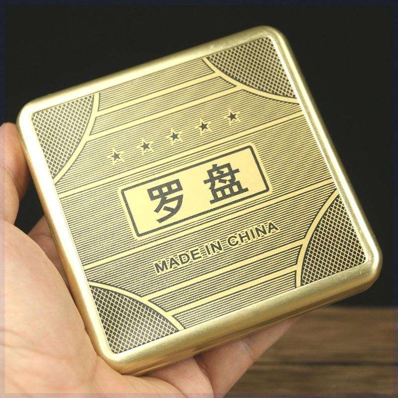 罗盘罗经仪开户外罗盘寻龙诀指南针随身携带地质小翻盖高精度专业