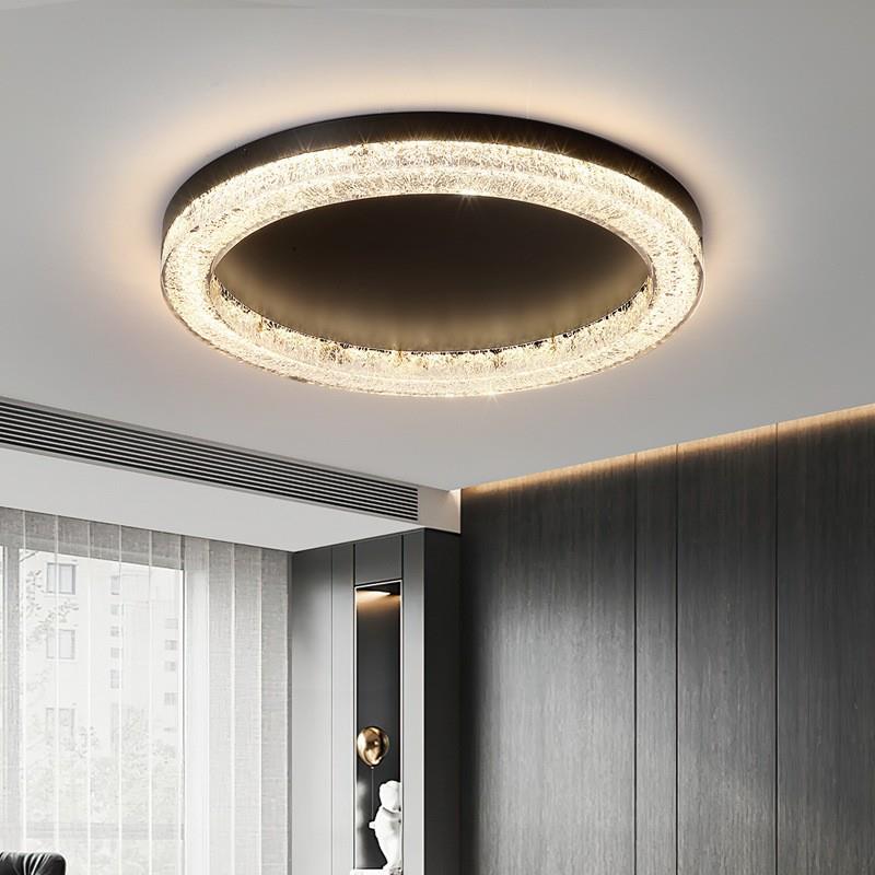 ceiling light客厅树脂冰裂纹吸顶灯现代简约高端设计师中古风