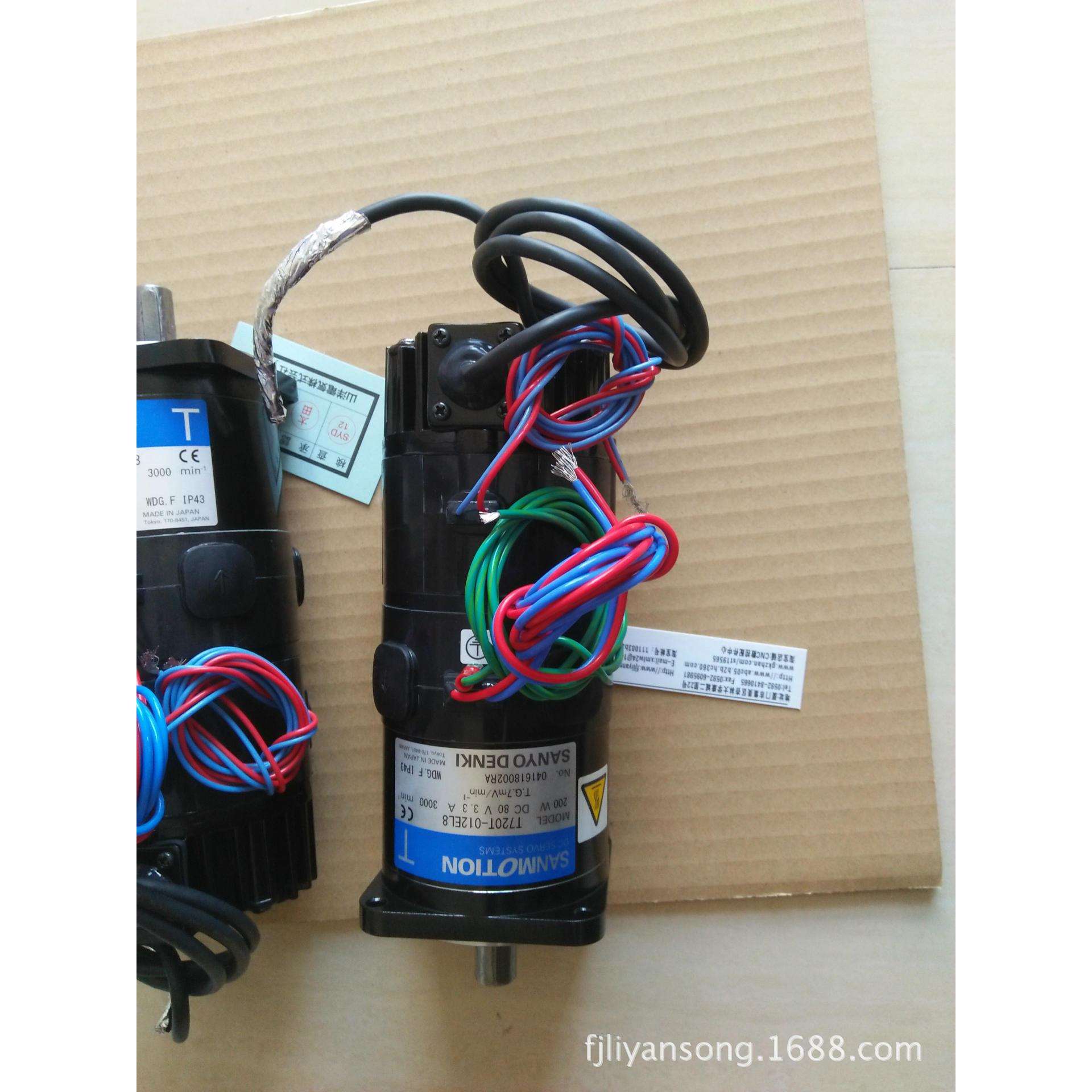SANMOTIONT720T-012EL8 SANYO DENKIT720T-012EL8直流马达电动机