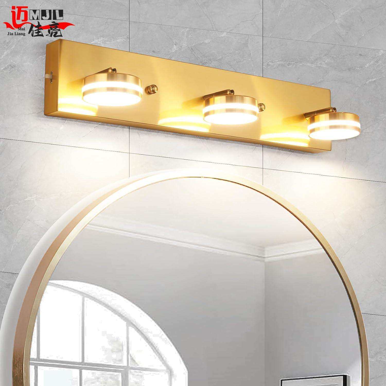 可旋转欧式LED镜前灯现代简约化妆镜梳妆台镜子灯创意卫生间浴室