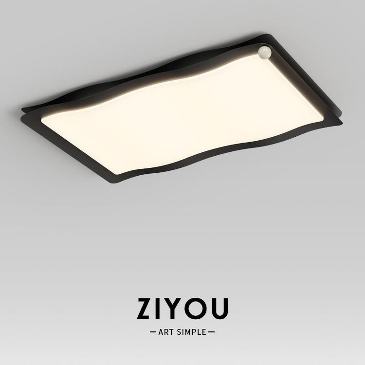 意式极简客厅吸顶灯大气现代简约创意北欧设计感护眼LED大厅主灯