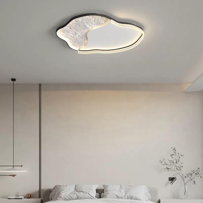 卧室灯后现代设计师新款护眼主卧室家用北欧创意LED吸顶灯月球灯