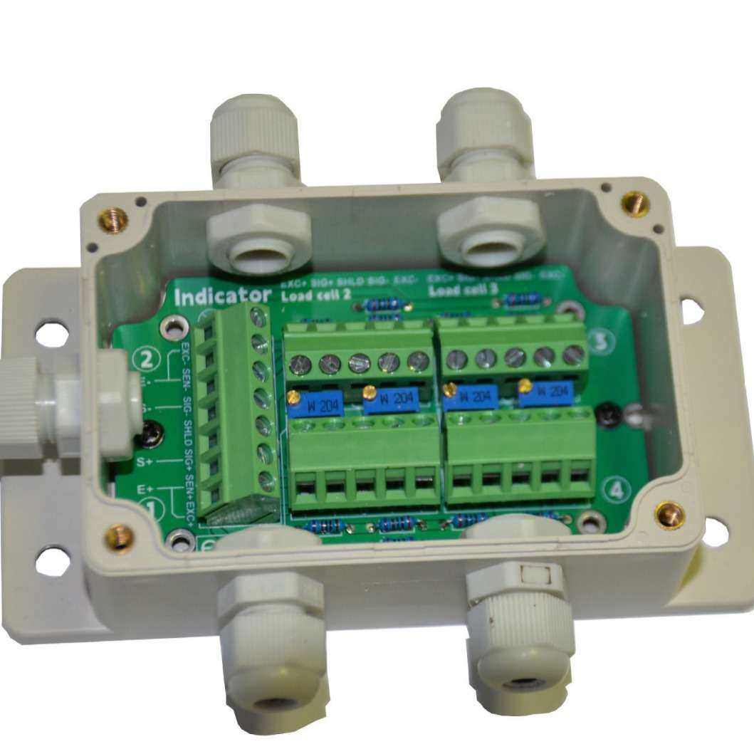 CHJB-4A 小地磅称接线盒 4进1出塑料接线盒 电子地磅接线盒