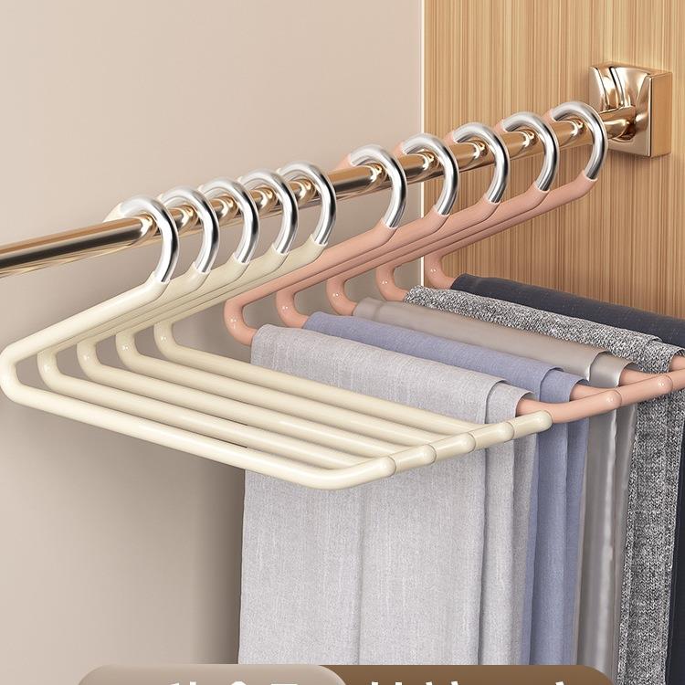 日式鹅型裤架挂裤子衣架家用无痕裤夹防滑z字型衣柜收纳