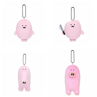 日本可爱nagano自嘲熊薯饼短鼻猪长鼻猪日烧熊猪蹄毛绒玩具小挂饰