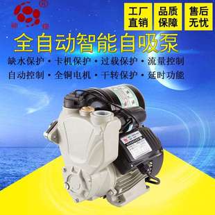 智能静音家用自来水增压泵 自吸泵 全自动冷热水管道单相自吸泵