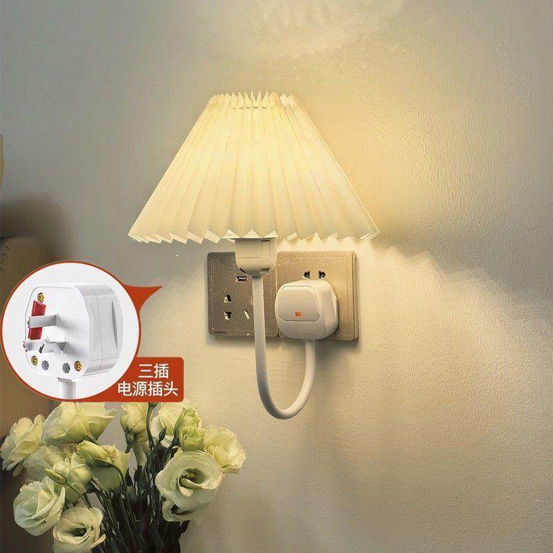 床头插电式小夜灯卧室创意睡眠灯婴儿喂奶节能护眼新款免接线壁灯,农机/农具/农膜,其它农用工具,淘宝优惠券,粉丝福利购,淘宝优惠卷