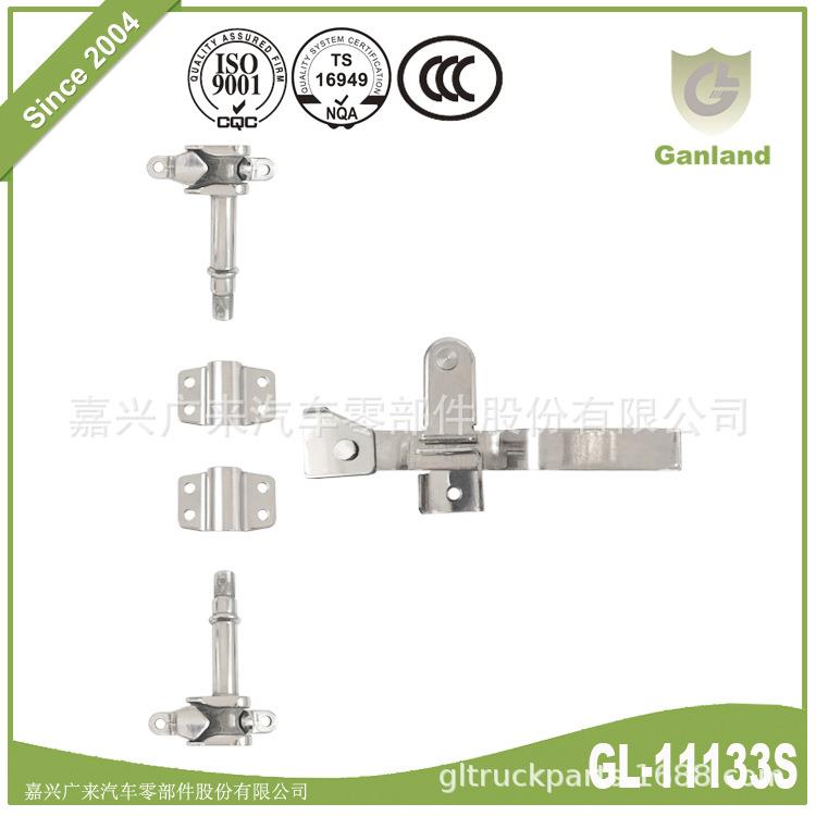 GL-11133S 冷链车厢304不锈钢把手锁 厢式车天地杆 4分管货车锁具