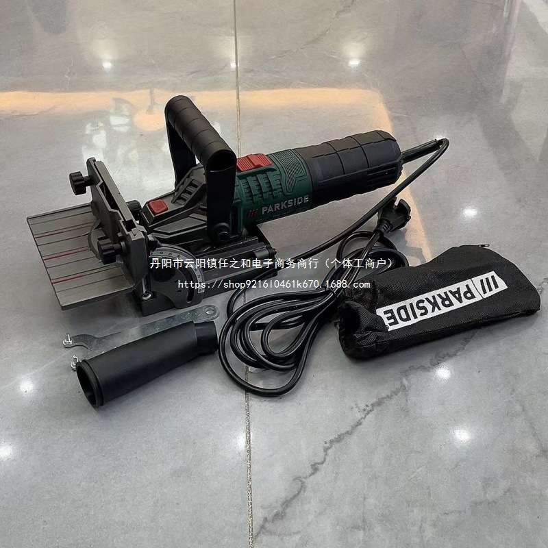 进口多米诺开榫机开榫卯机电动木工开槽机木板装修无缝拼接拼板机
