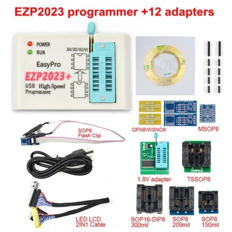 EZP2023+ 高速SPI FLASH编程器 24/25/93 bios 25T80烧录脱机复制