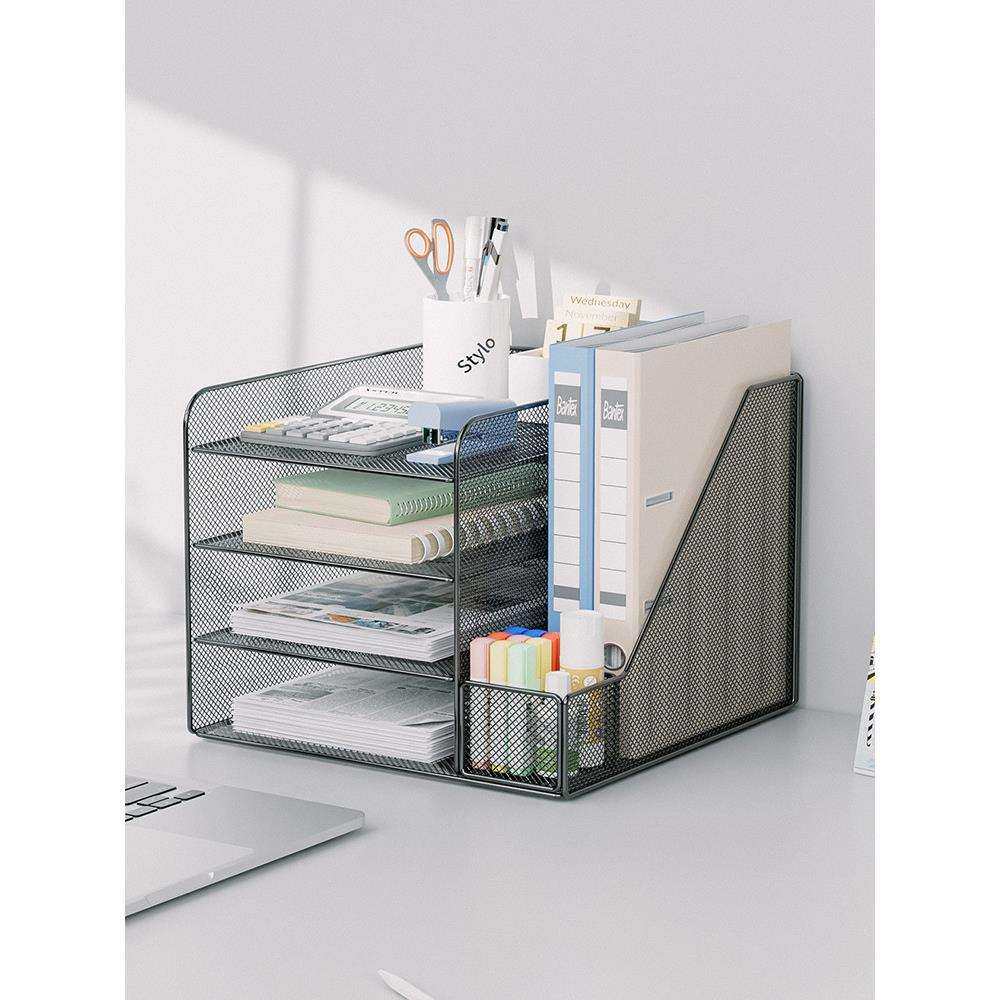 办公桌整理文件架文件夹收纳盒置物架金属书立架办公室工位资料架,农机/农具/农膜,其它农用工具,淘宝优惠券,粉丝福利购,淘宝优惠卷