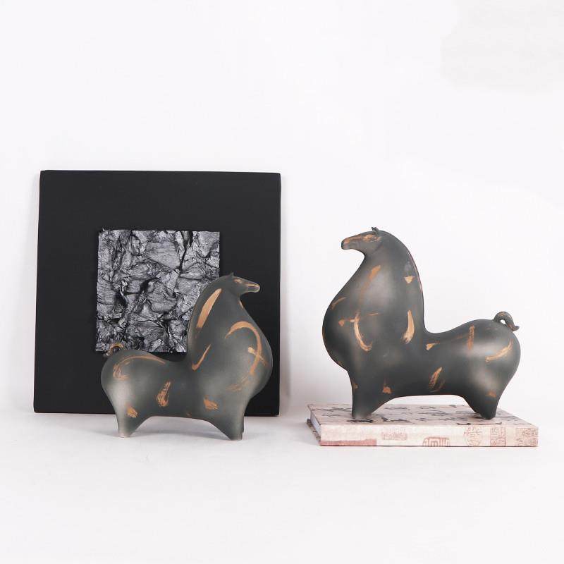 宋代美学新中式陶瓷马摆件客厅玄关软装工艺品家具博古架软装饰品,农机/农具/农膜,其它农用工具,淘宝优惠券,粉丝福利购,淘宝优惠卷