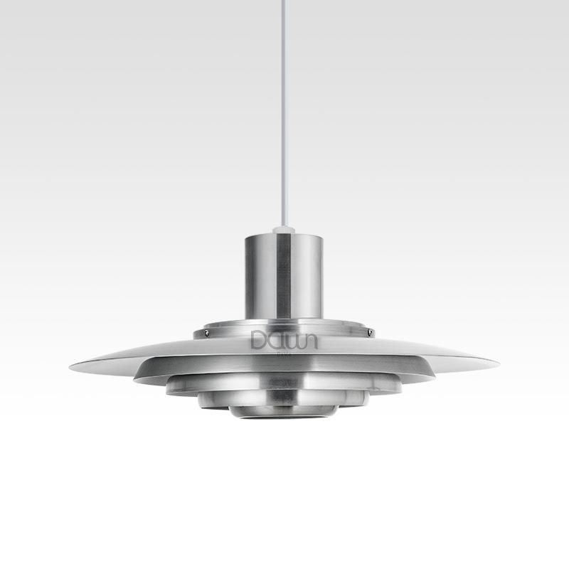 北欧吊灯现代简约吧台餐厅灯铝材多层灯具设计师风格创意飞碟吊灯