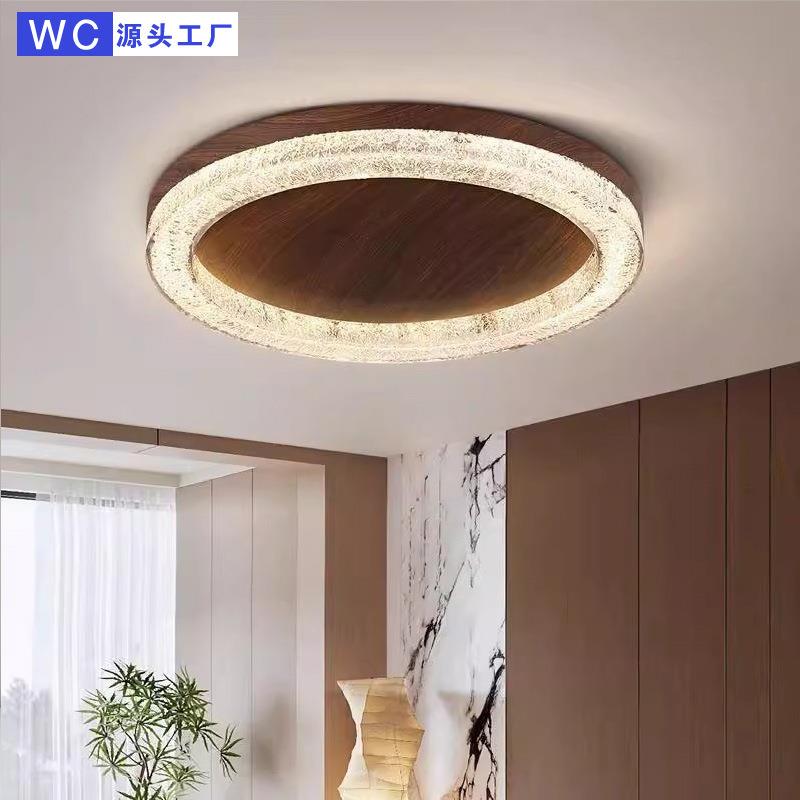 ceiling light客厅树脂冰裂纹吸顶灯现代简约高端设计师中古风